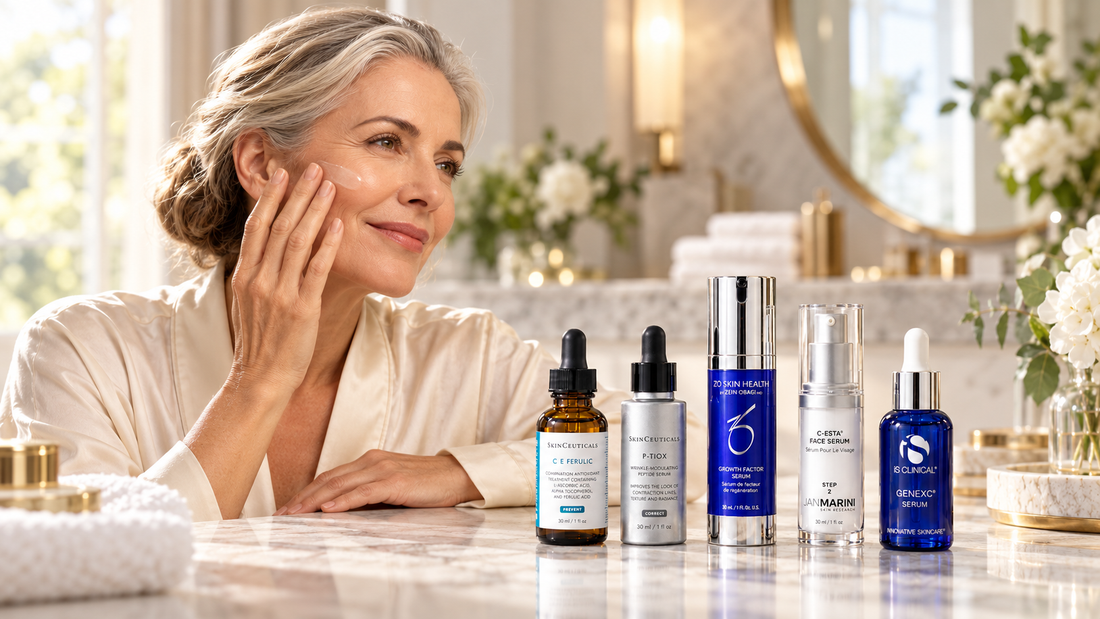 Mejores sérums antiedad y antiarrugas: C E Ferulic, P-TIOX, Growth Factor Serum, Firming Serum, C-ESTA, Power Serum y GeneXC