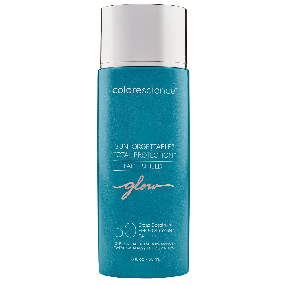Colorescience - Shield Glow SPF 50 - Crema solar facial Brillo dorado, 55ml