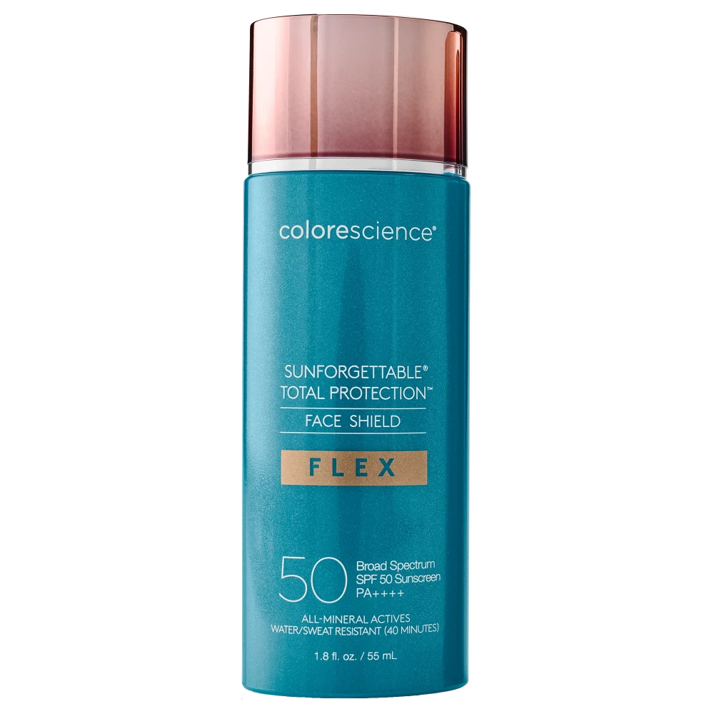 Colorescience – Shield Flex SPF 50 – Crema solar facial con pigmentos adaptables, 55ml