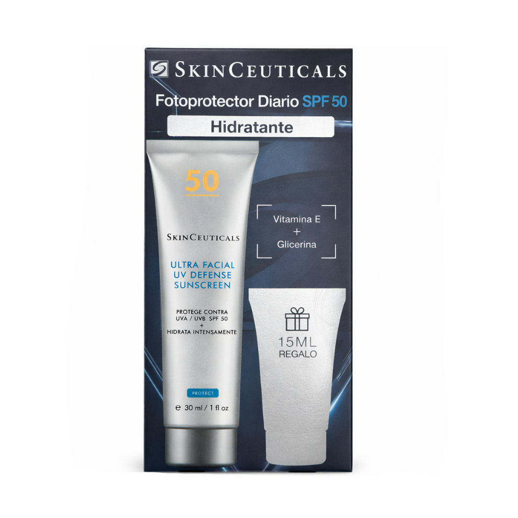 Ultra Facial UV Defense SPF 50 + Tamaño de viaje gratuito SKINCEUTICALS