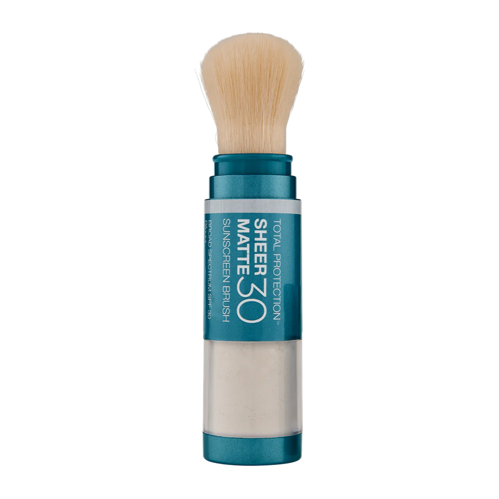 Colorescience – Sheer Matte SPF 30 Sunscreen Brush - Polvos matificantes con brocha, 6gr