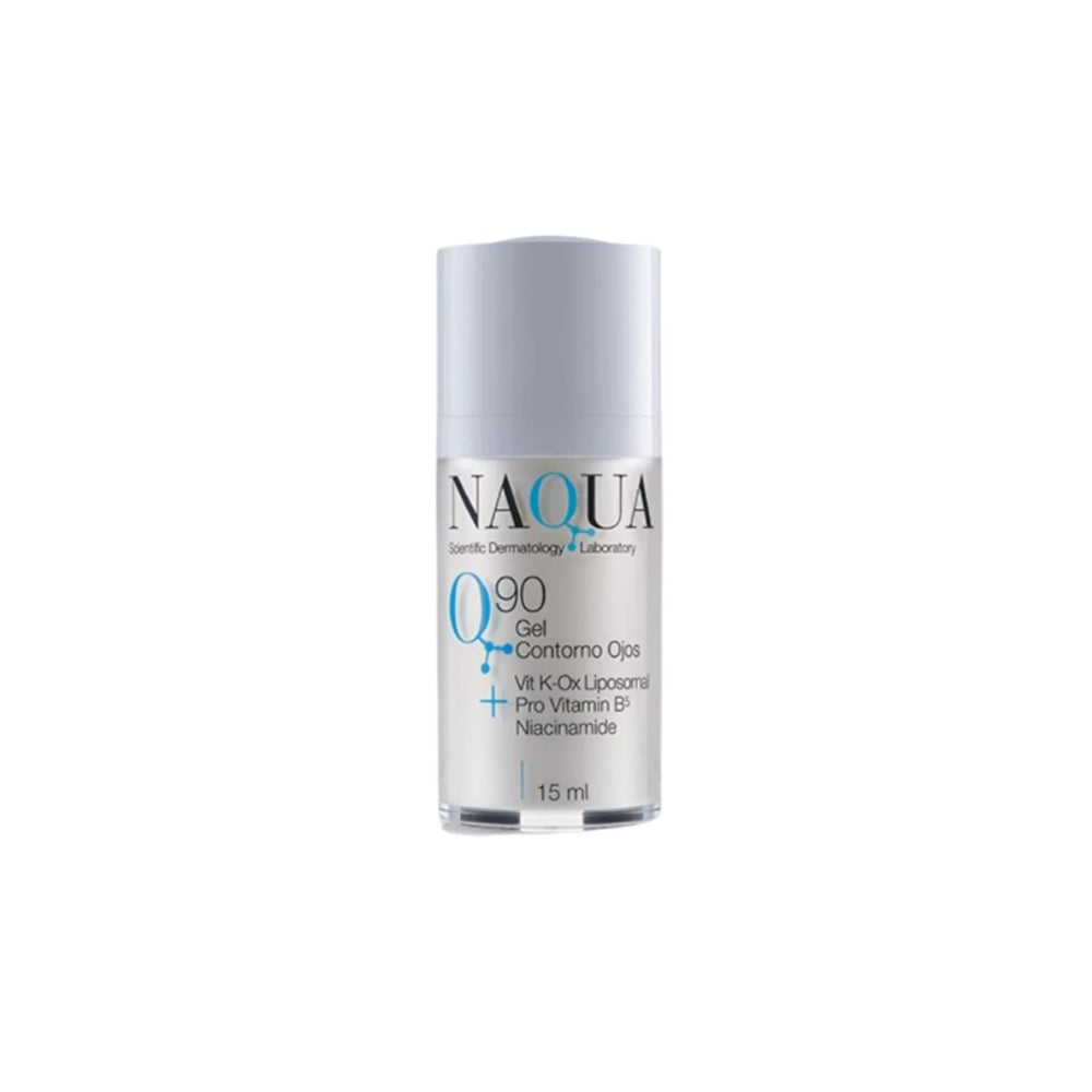 Q90 Gel Contorno de Ojos + Vit K-Ox Lip., Niacina, Péptidos NAQUA 15ml (vista 2)