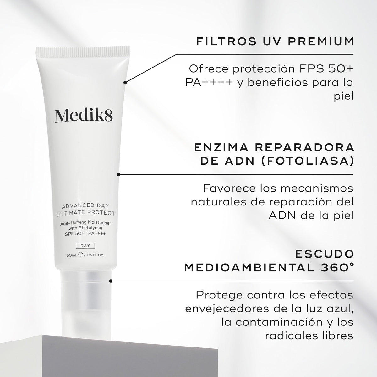 Advanced Day Ultimate Protect SPF50 50ml Medik8 — imagen 6