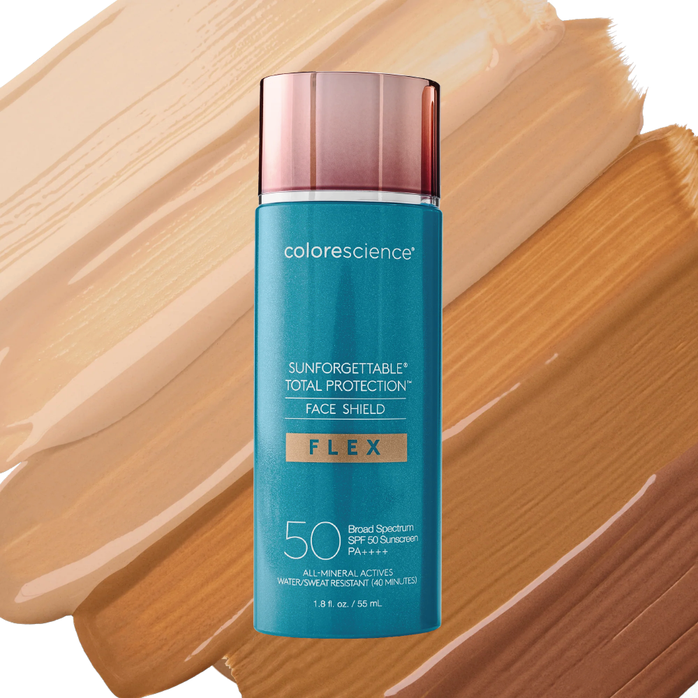 Colorescience – Shield Flex SPF 50 – Crema solar facial con pigmentos adaptables, 55ml