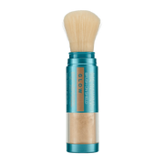 Brush-On Shield Glow SPF 30 Polvos solares Brillo dorado Colorescience 4.3 g