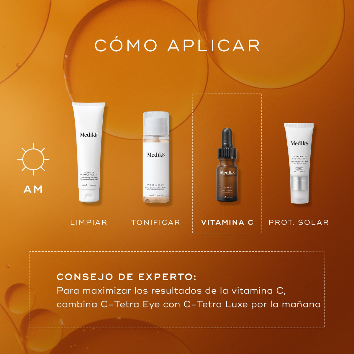 C-Tetra Eye 7ml Medik8 — imagen 5