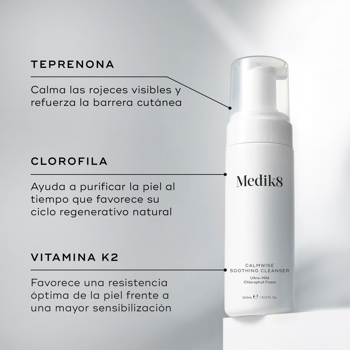 Calmwise Soothing Cleanser 150ml Medik8 — imagen 5