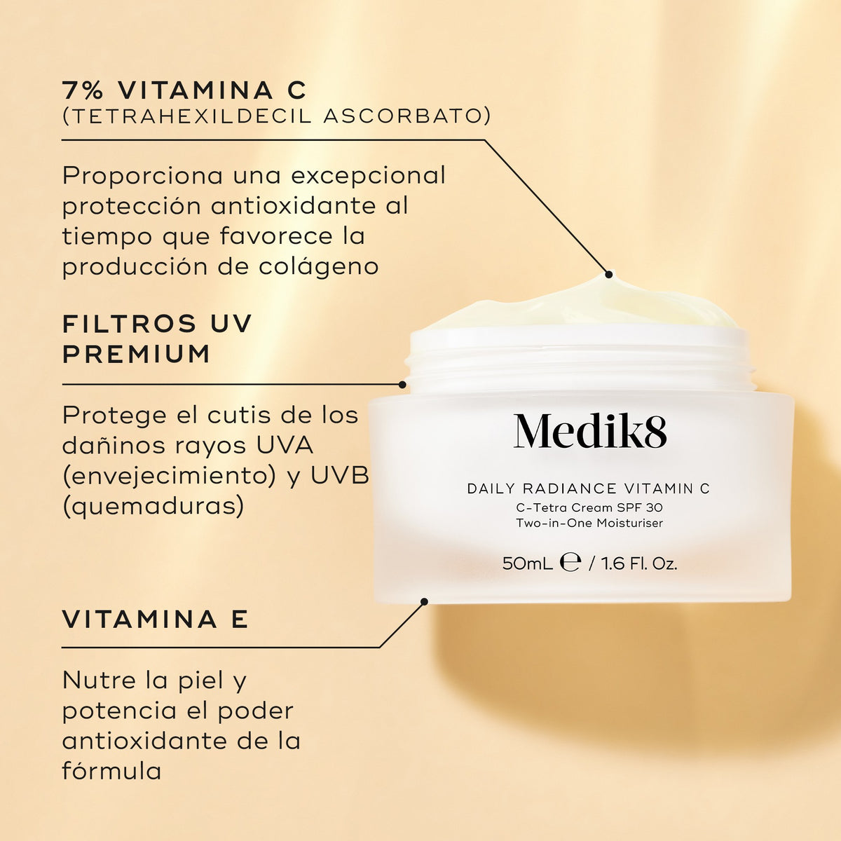 Daily Radiance Vitamine C 50ml Medik8 — imagen 7