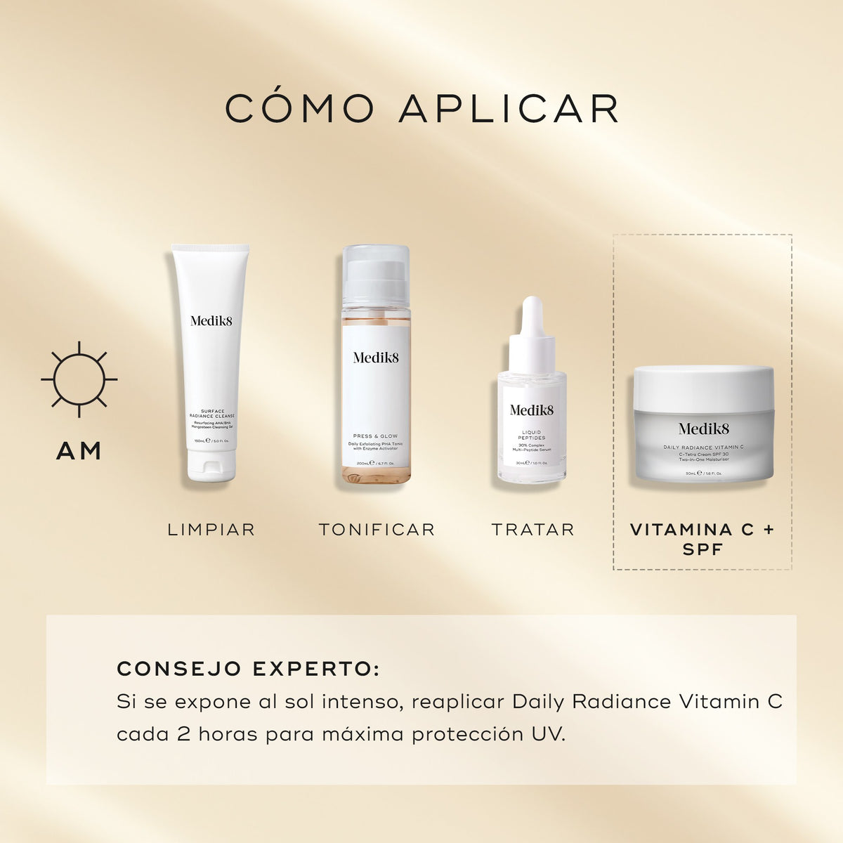 Daily Radiance Vitamine C 50ml Medik8 — imagen 8