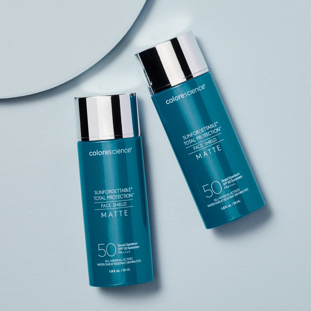 Colorescience - Shield Matte SPF 50 - Crema solar facial con efecto matificante, 55ml