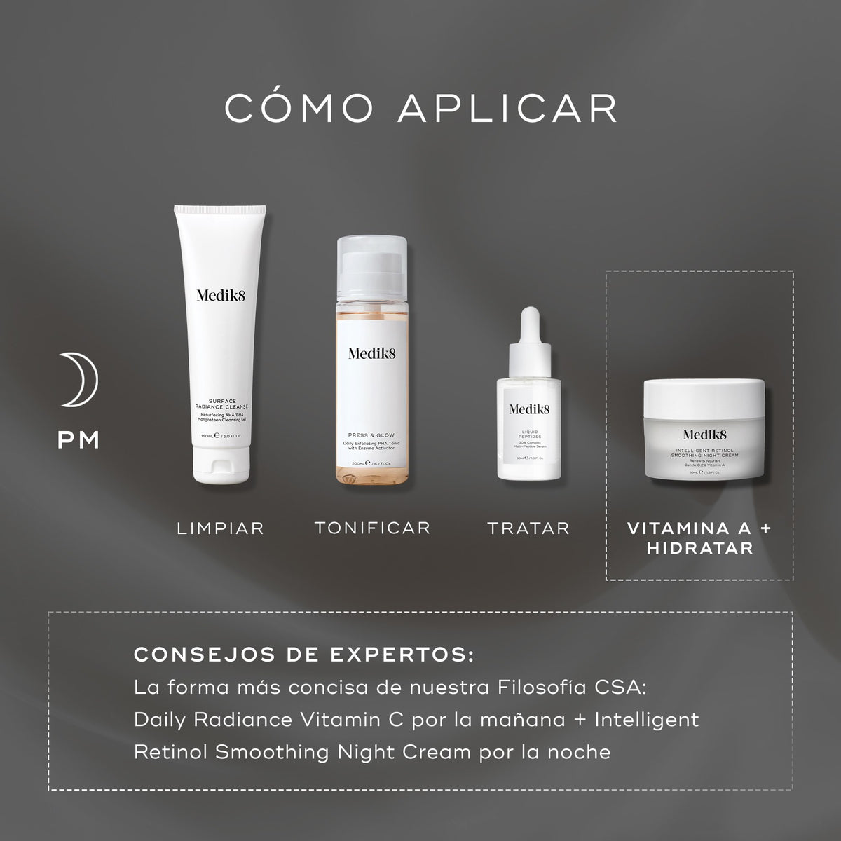 Intelligent Retinol Smoothing Night Cream 50ml Medik8 — imagen 5