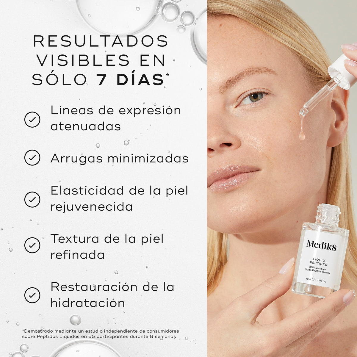 Liquid Peptide 30ml Medik8 — imagen 4