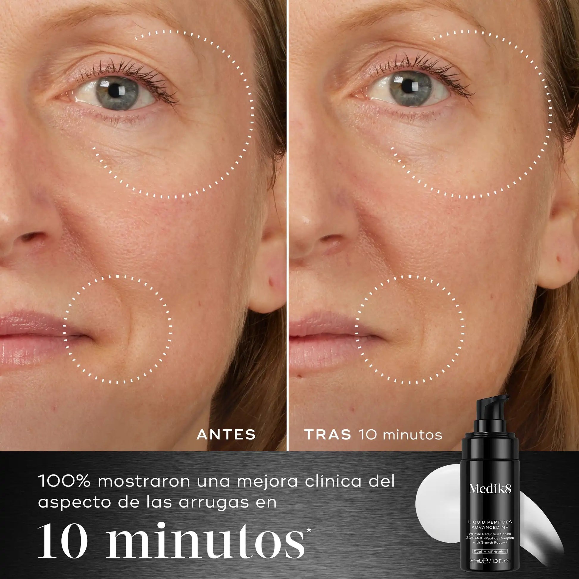 Liquid Peptides Advanced 30ml Medik8 — imagen 4