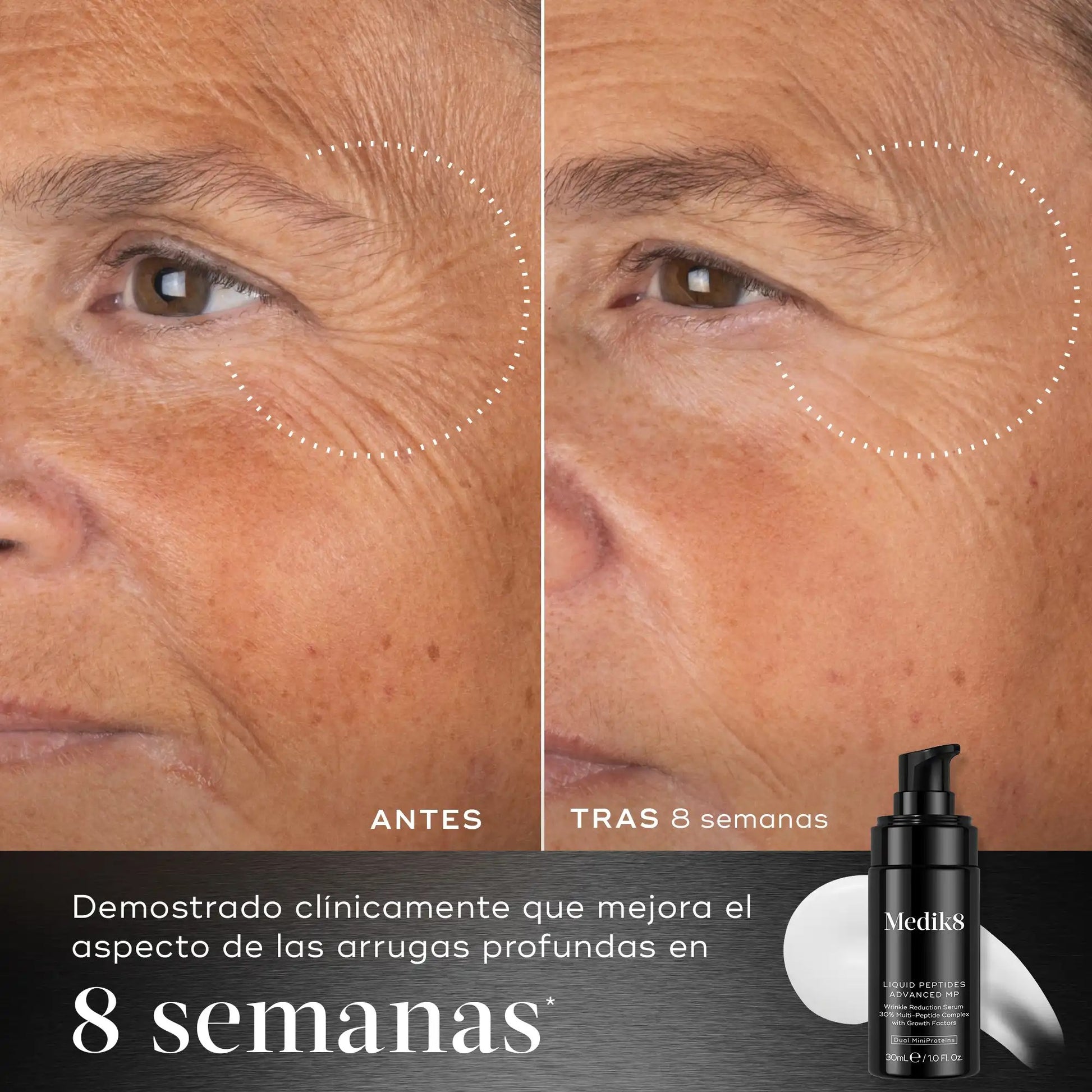 Liquid Peptides Advanced 30ml Medik8 — imagen 5