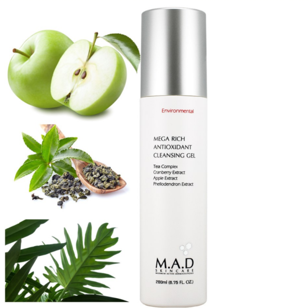 Mega Rich Antioxidant Cleansing Gel MAD 200ml - M.A.D (vista 3)