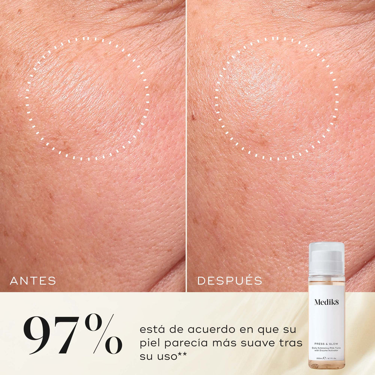 Press & Glow 200ml Medik8 — imagen 5
