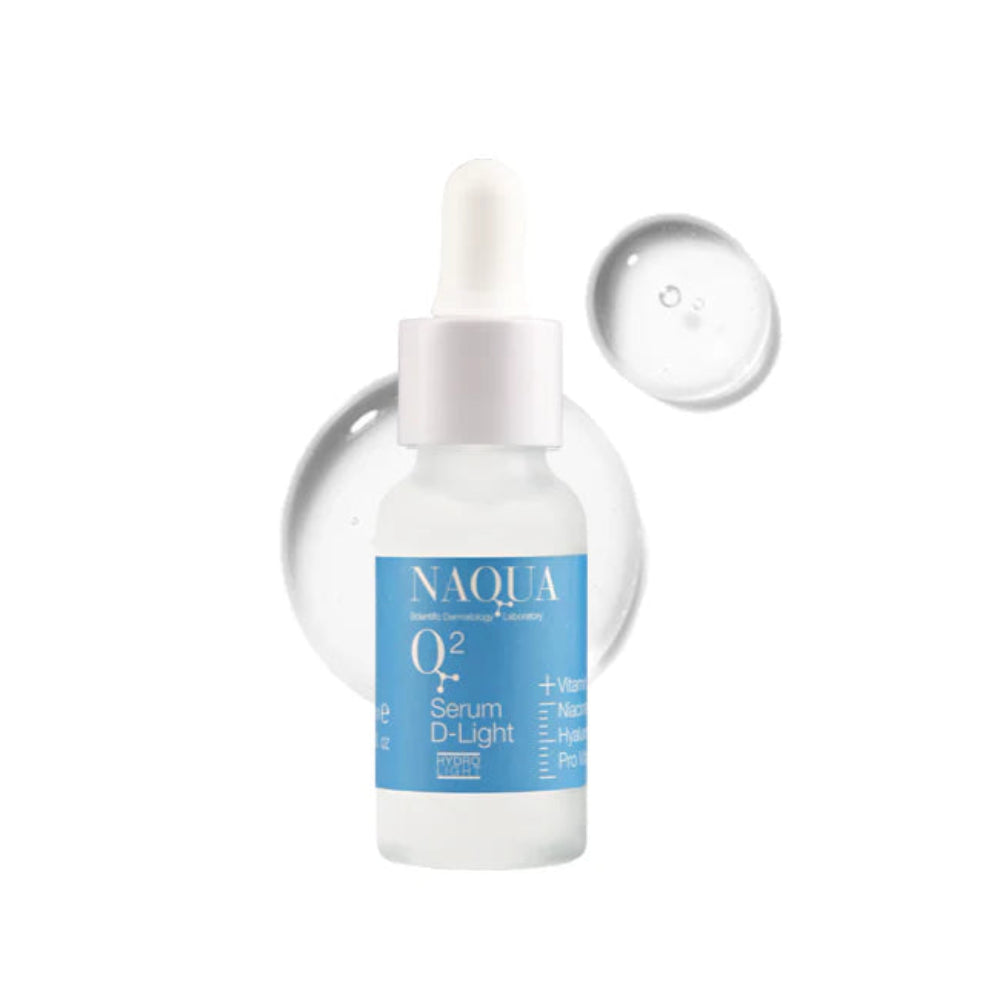 Q2 Serum D-Light + Vit D boost, Niacina, AH, Pro-Vit B5 NAQUA 20ml (vista 2)