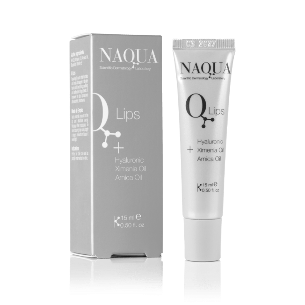 Q Lips + Ac. Ximenia, HA Oil, Árnica, Bisabolol, Vit E NAQUA 15ml (vista 2)