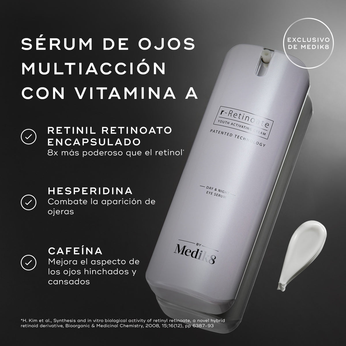 r-Retinoate Eye Day & Night Serum 15ml Medik8 — imagen 4