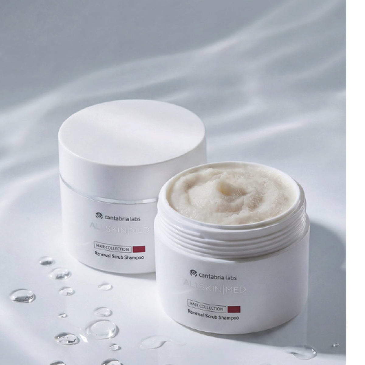 Renewal Scrub Shampoo Allskin Med 200 ml — Paso 1 · Exfolia y resetea de la Scalp & Hair Collection