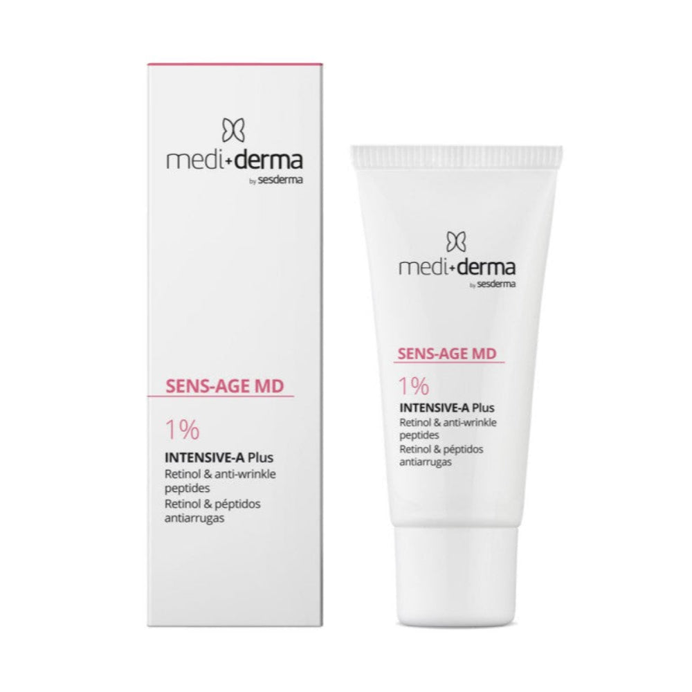 MEDIDERMA SENS-AGE MD INTENSIVE-A Plus, Retinol 1% & péptidos antiarrugas, 30ml