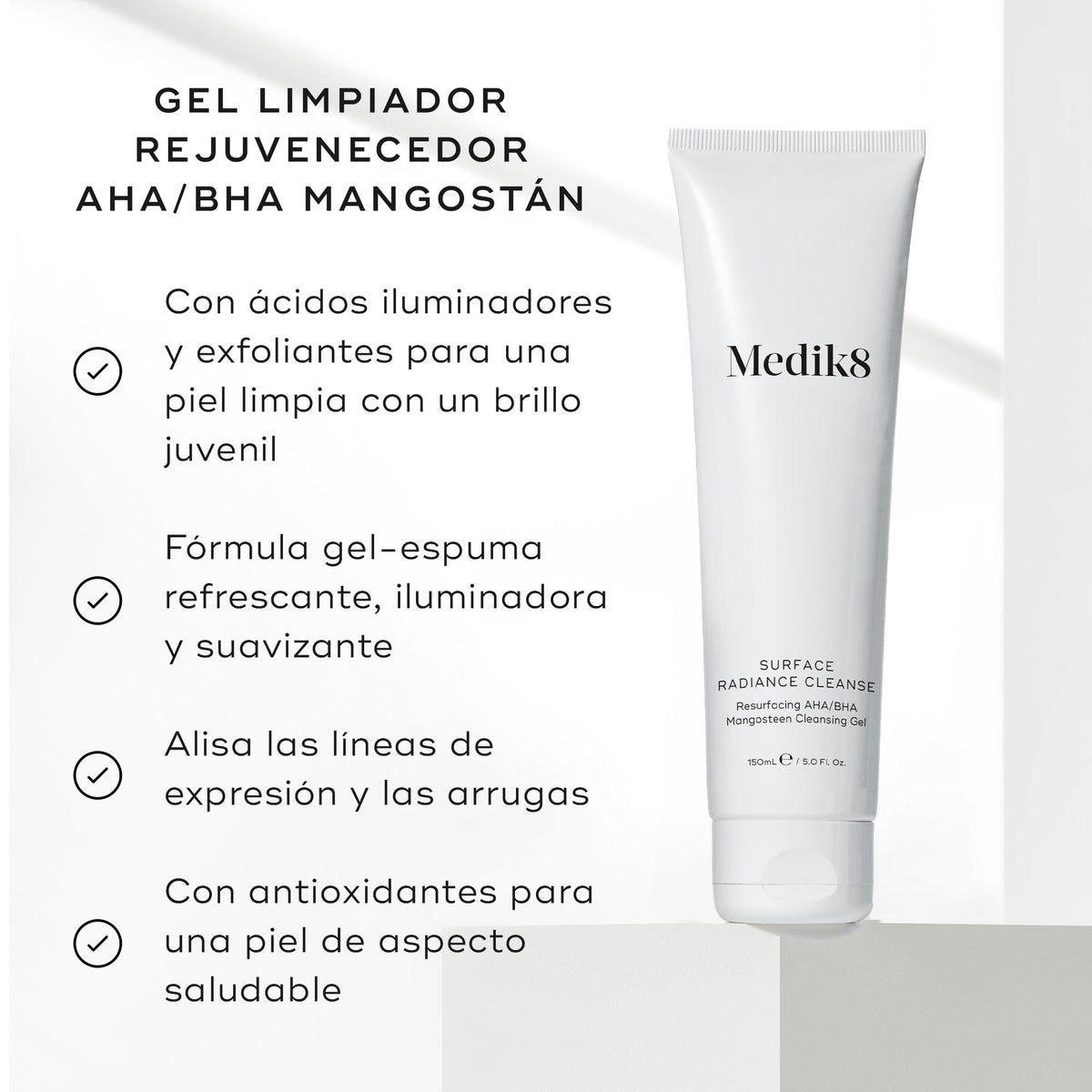 Surface Radiance Cleanse 150ml Medik8 — imagen 3